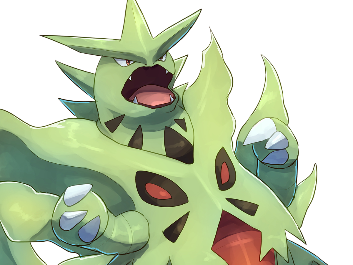 mega-tyranocif mega tyranocif tyranitar bangiras pokemon pkm anime jeu type roche tenebres 2g johto armure