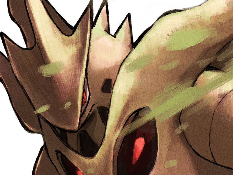 mega-tyranocif mega tyranocif tyranitar bangiras pokemon pkm anime jeu type roche tenebres 2g johto armure