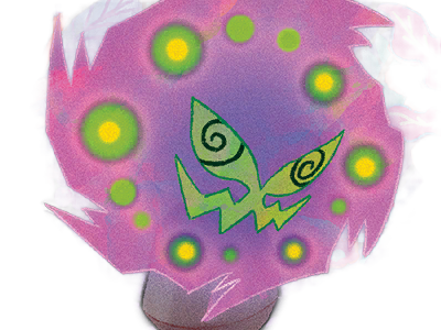spiritomb mikaruge pokemon pkm anime jeu type spectre tenebres 4g sinnoh interdit