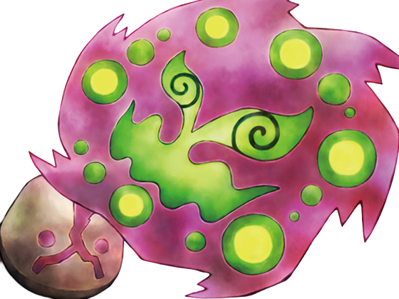spiritomb mikaruge pokemon pkm anime jeu type spectre tenebres 4g sinnoh interdit