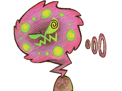 spiritomb mikaruge pokemon pkm anime jeu type spectre tenebres 4g sinnoh interdit