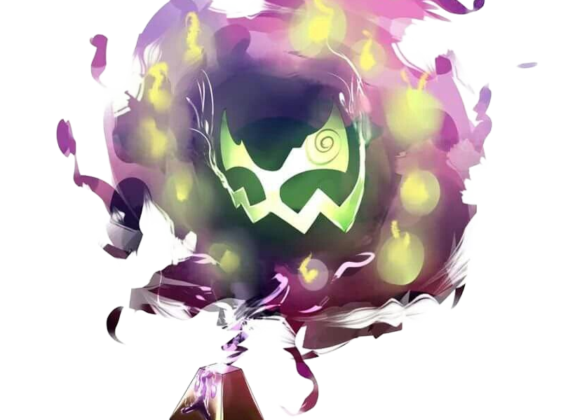 spiritomb mikaruge pokemon pkm anime jeu type spectre tenebres 4g sinnoh interdit