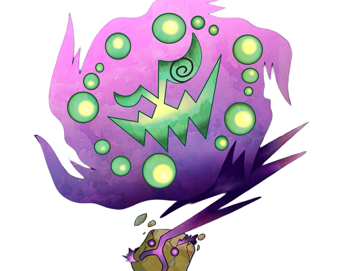spiritomb mikaruge pokemon pkm anime jeu type spectre tenebres 4g sinnoh interdit