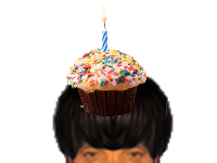 puceauetseul puceau seul bas golem naturelle bougie anniversaire joyeux bon fete gateaux cupcake sucre vermicelles