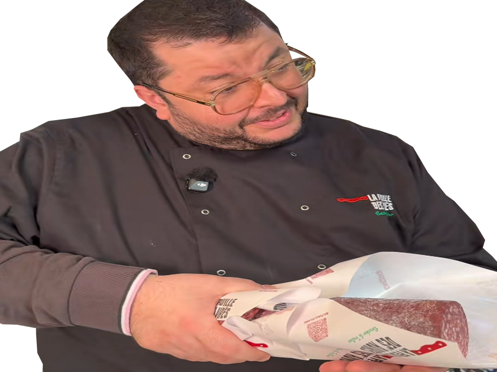 rosette feuille des aures saucisson halal bouzelouf