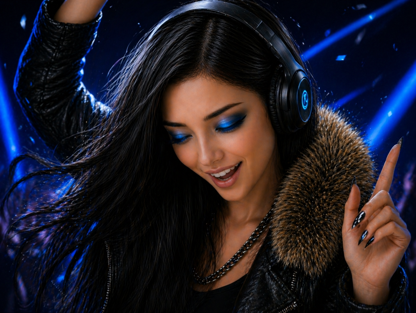 alicia bleue brune dj