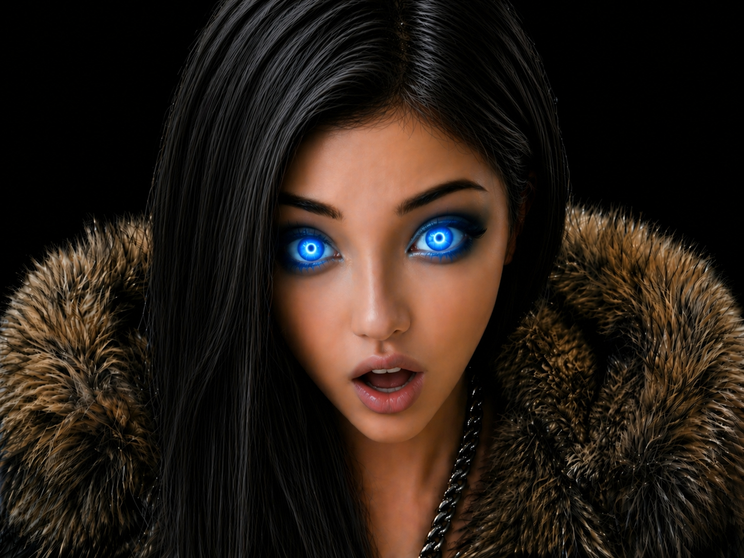 alicia bleue brune choquee