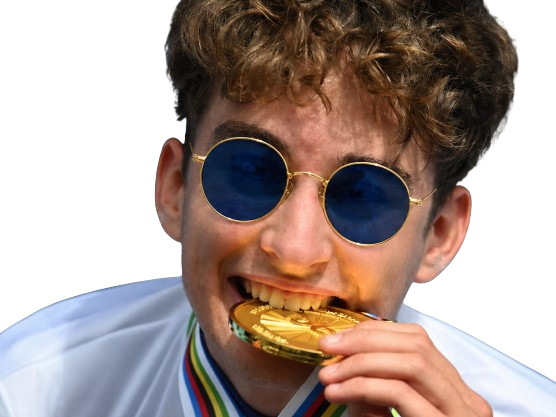 paul seixas decathlon elu cyclisme velo golem goat medaille or uae