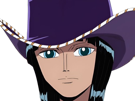 nico-robin-one-piece-ninon-cheveux-noir-yeux-bleu-fic-bloop-chapeau-violet