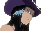nico-robin-one-piece-ninon-cheveux-noir-yeux-bleu-fic-bloop-chapeau-violet