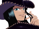 nico-robin-one-piece-ninon-cheveux-noir-yeux-bleu-fic-bloop-chapeau-violet