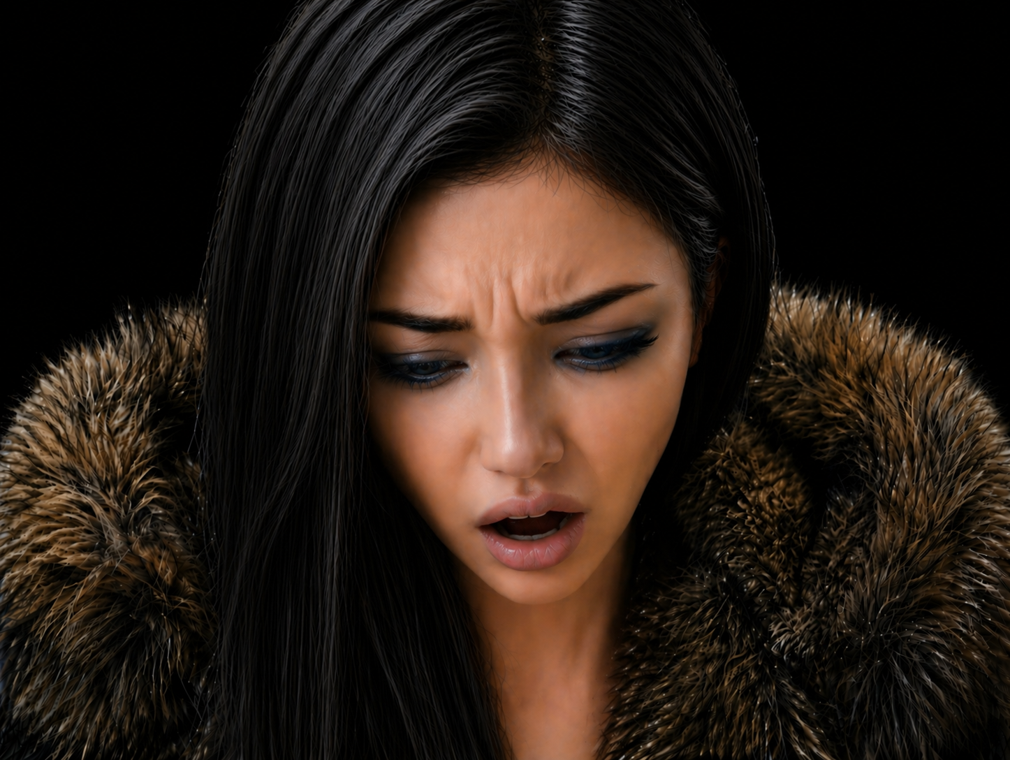 alicia bleue brune outree