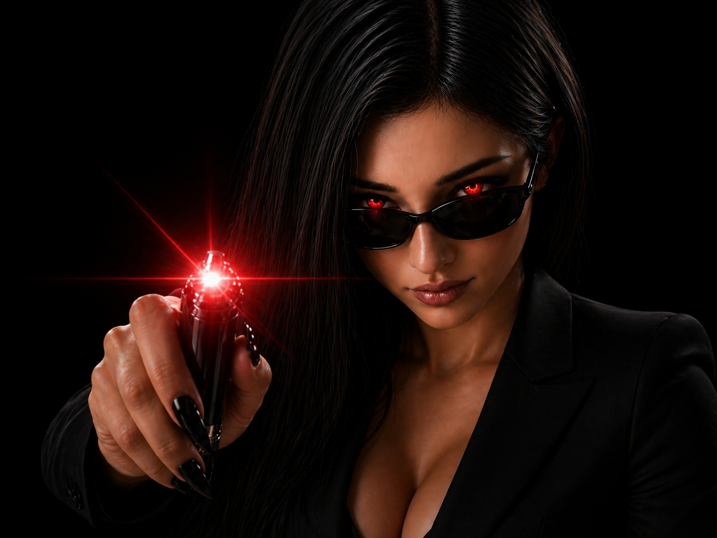 alicia rouge brune mib flasher