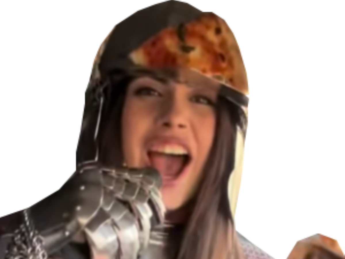 tarax femme armure medieval pizza chevaliere