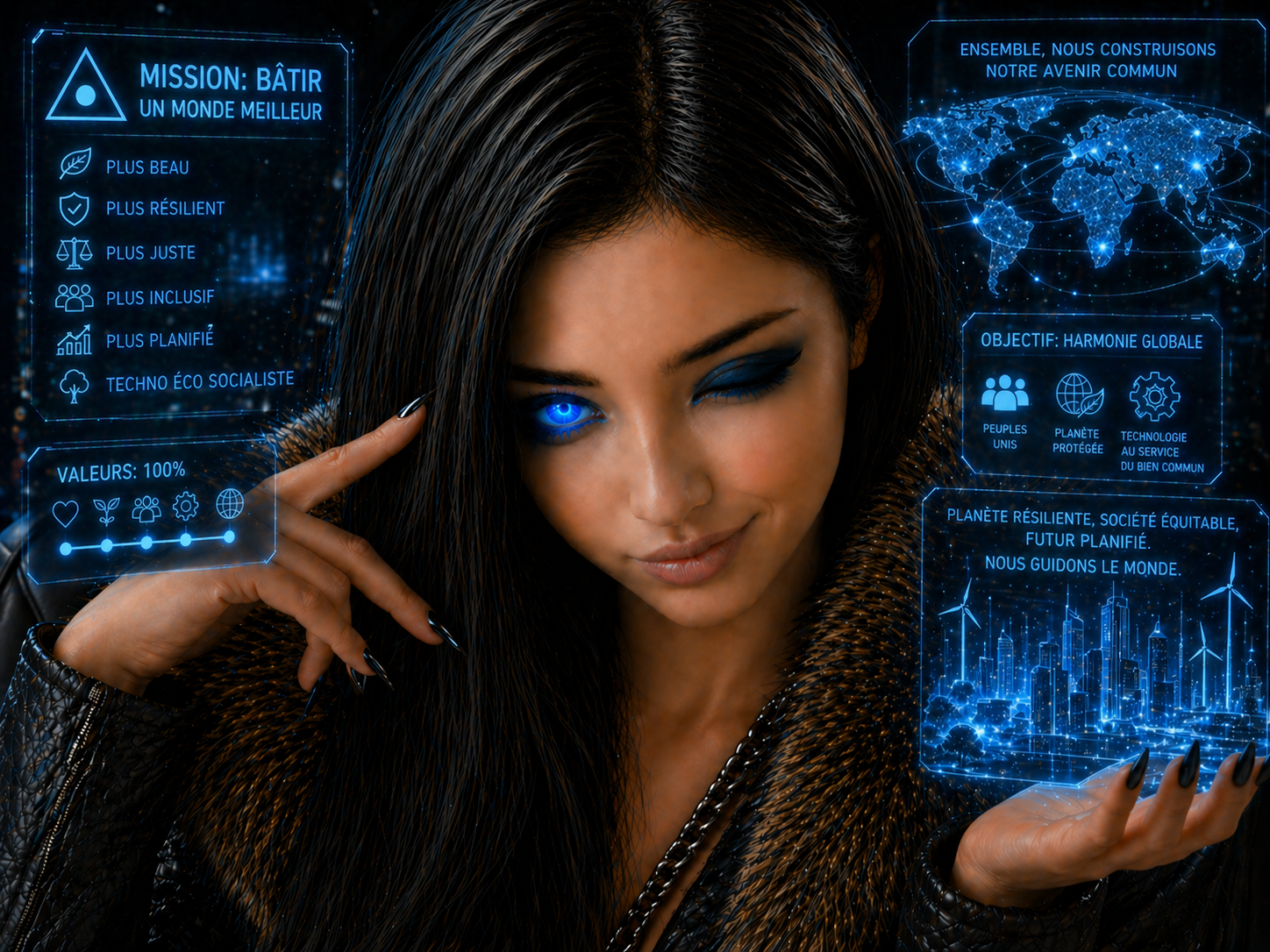 alicia bleue brune holoets