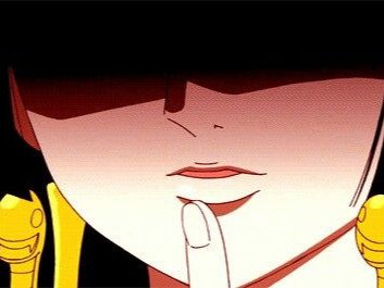 boa hancock one piece cheveux noir boucles oreille serpent yeux bleu fic bloop