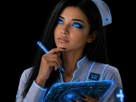 alicia-bleue-brune-infirmiere