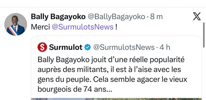 bally bababagokoyo tweet x lfi melenchon boomer bourgeois