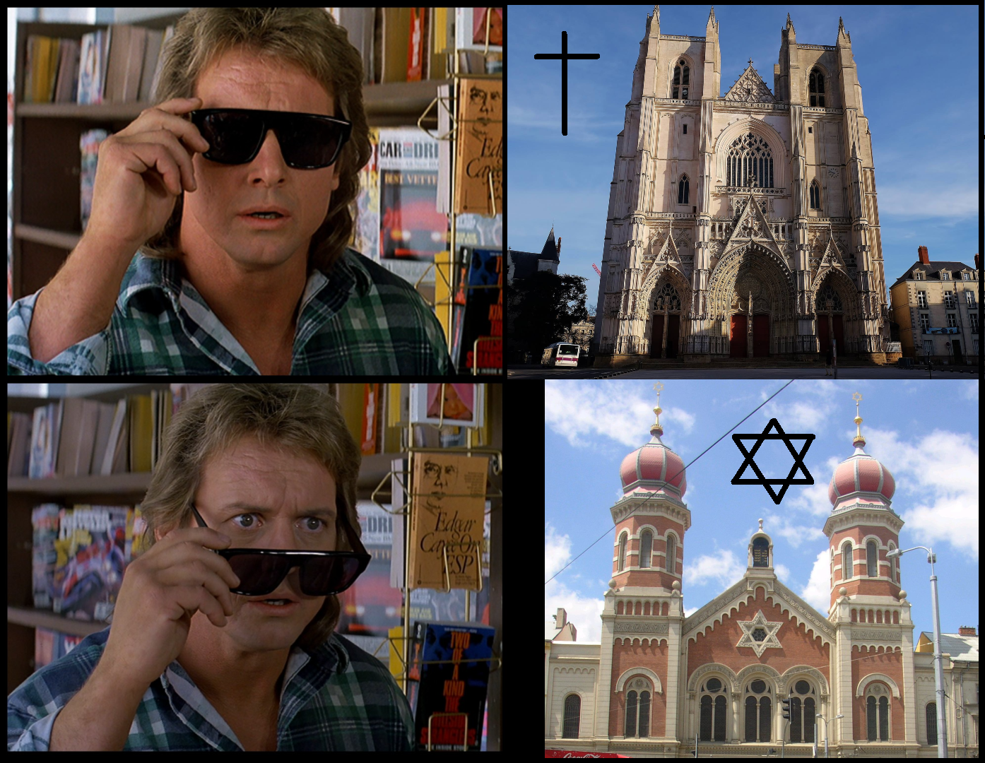 eglise synagogue scam feuj crochu mensonges bots caniches attardes