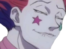 hisoka-morou-hunter-hxh-isaac-cheveux-rouge-yeux-jaune-ambre-clown-tare-fic-bloop
