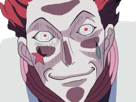 hisoka-morou-hunter-hxh-isaac-cheveux-rouge-yeux-jaune-ambre-clown-tare-fic-bloop
