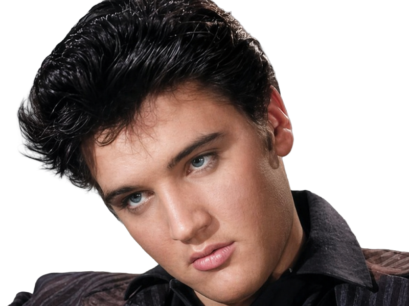 elvis presley jeune the king rock roll bg yeux regard
