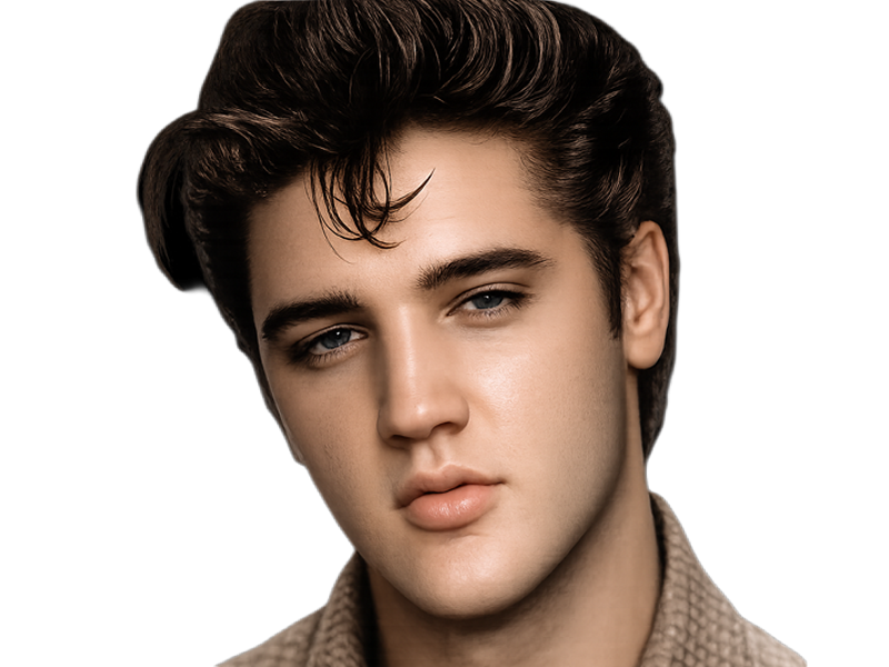 elvis presley jeune the king rock roll bg charmeur