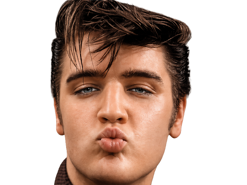 elvis presley jeune the king rock roll bg bisou