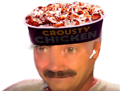 crousty chicken poulet genz bol crouchty quoicoubeh qlf gauchiasse jeune