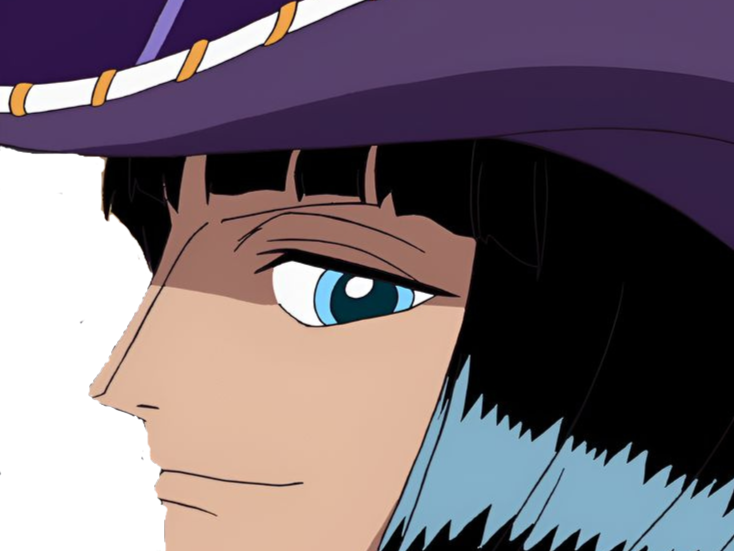 nico robin one piece ninon cheveux noir yeux bleu fic bloop chapeau violet