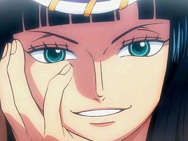 nico robin one piece ninon cheveux noir yeux bleu fic bloop chapeau violet