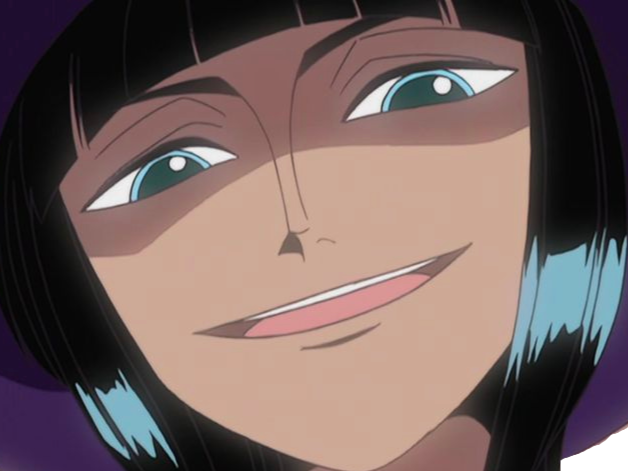 nico robin one piece ninon cheveux noir yeux bleu fic bloop chapeau violet