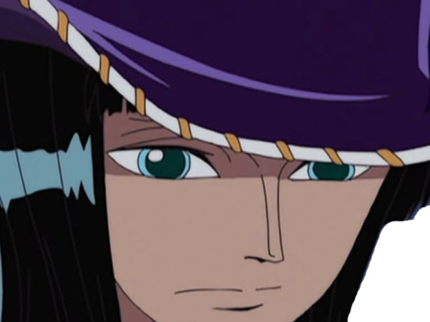 nico robin one piece ninon cheveux noir yeux bleu fic bloop chapeau violet