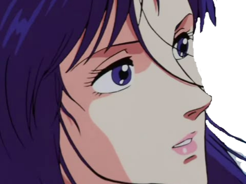 saeko nogami helene lamberti city hunter nicky larson madeleine estrees cheveux bleu nuit fic bloop