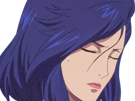saeko-nogami-helene-lamberti-city-hunter-nicky-larson-madeleine-estrees-cheveux-bleu-nuit-fic-bloop