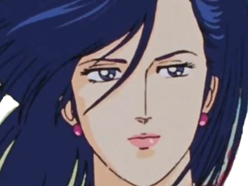 saeko nogami helene lamberti city hunter nicky larson madeleine estrees cheveux bleu nuit fic bloop