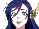 brunhilde-record-of-ragnarok-brunehilde-cheveux-bleu-nuit-yeux-vert-broche-aile-valkyrie-fic-bloop