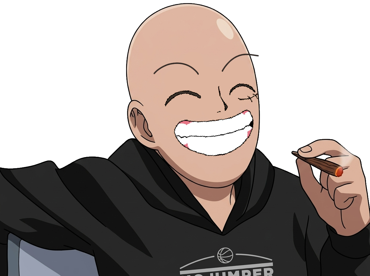 saitama rit sourit luffy