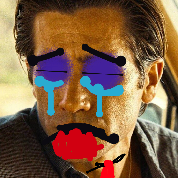 loveall cocard sang pls gyllenhaal guerredesmembres guerredesconsoles battu paillasson jake pleure niaise frerot larmes triste