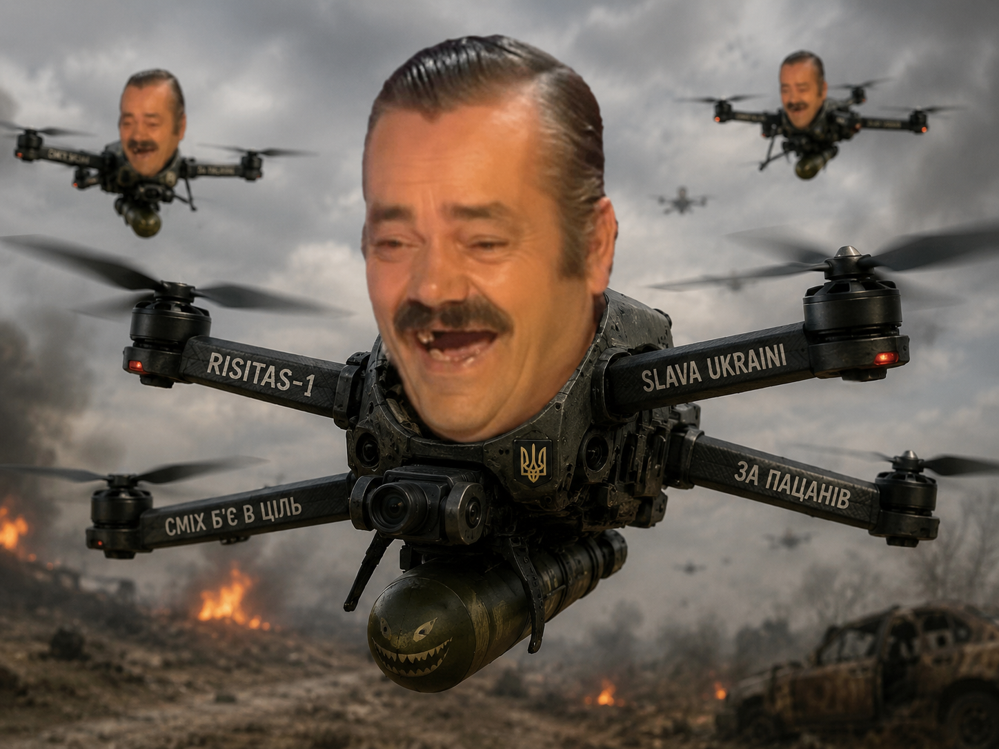 drone ukraine ridicule poutine looser