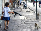 lopburi-thailande-petite-fille-fillette-enfant-thailandaise-pistolet-a-billes-airsoft-singe-multiculturalisme-vivre-ensemble-insecurite