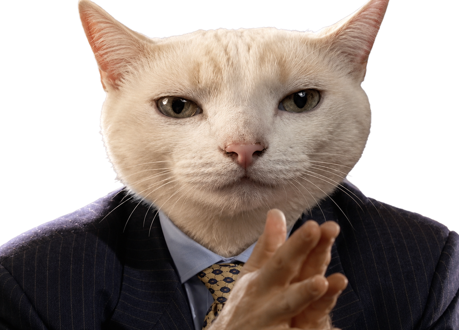 chat bourse costume costard main serieux american psycho paul allen card business calme intelligent