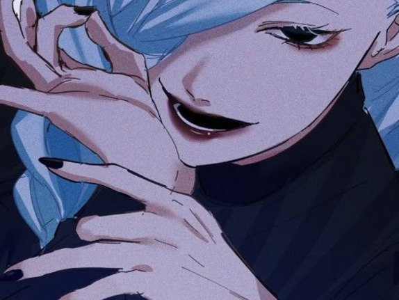 mei mei-mei jujustsu kaisen jjk cheveux blanc yeux violet tresse ade adelaide vizard fic bloop
