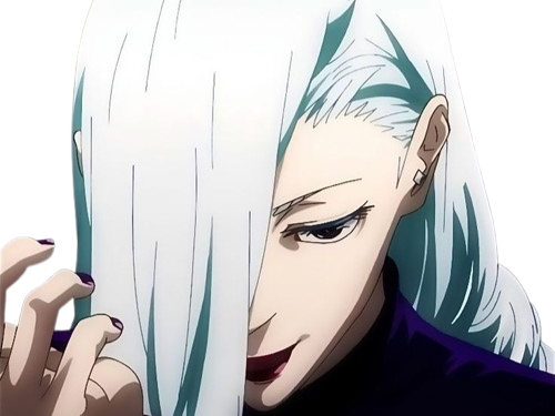 mei mei-mei jujustsu kaisen jjk cheveux blanc yeux violet tresse ade adelaide vizard fic bloop