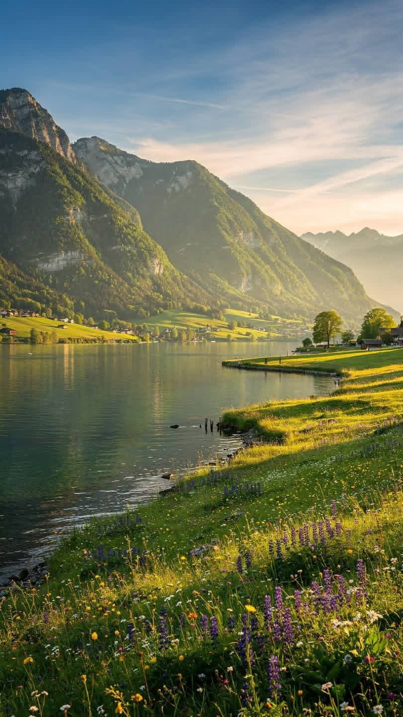 switz swiss schweiz ch alpes milka vallee colline valley rando hike mountain paysage nature grass