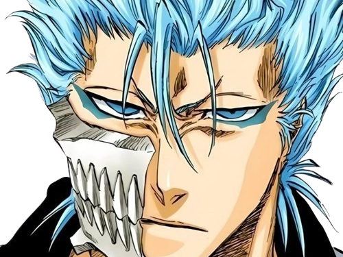 grimmjow jaegerjaquez bleach cheveux yeux bleu arrancar grimm jager masque fic bloop