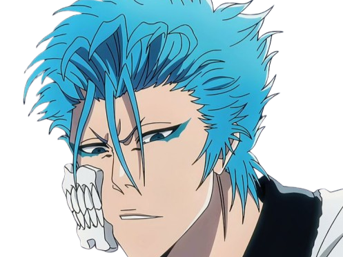 grimmjow jaegerjaquez bleach cheveux yeux bleu arrancar grimm jager masque fic bloop