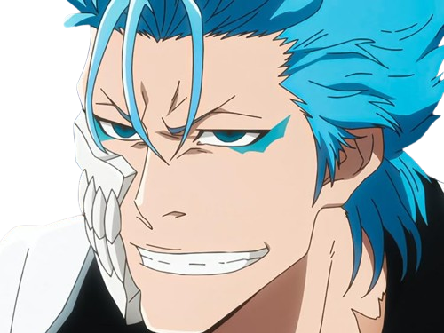 grimmjow jaegerjaquez bleach cheveux yeux bleu arrancar grimm jager masque fic bloop