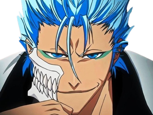 grimmjow jaegerjaquez bleach cheveux yeux bleu arrancar grimm jager masque fic bloop