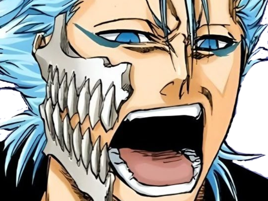 grimmjow jaegerjaquez bleach cheveux yeux bleu arrancar grimm jager masque fic bloop